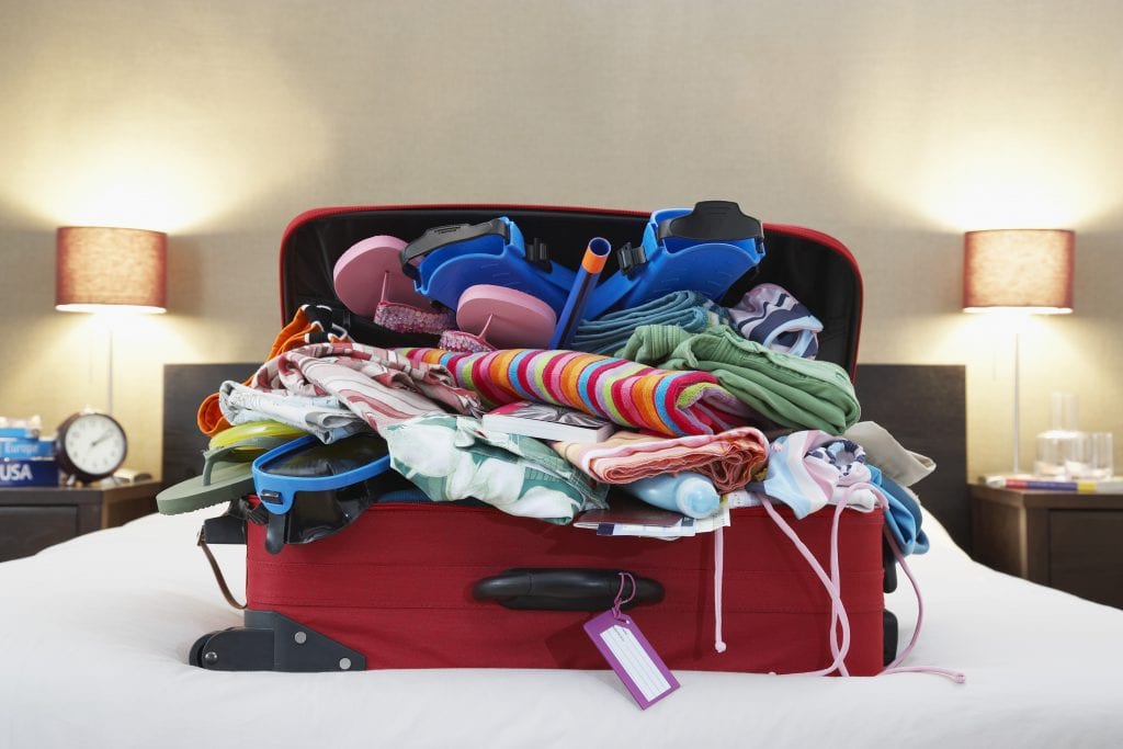 Baggage costs add up! Minimize luggage to save money