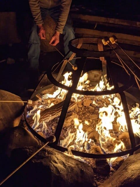 Great fire for smores at Suncadia- one of the kid's favorite activities there!